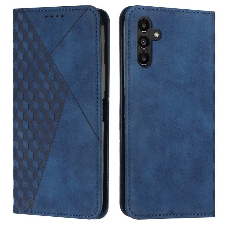 For Samsung Galaxy M35 5G Phone Cover Imprinted PU Leather Wallet Stand Case