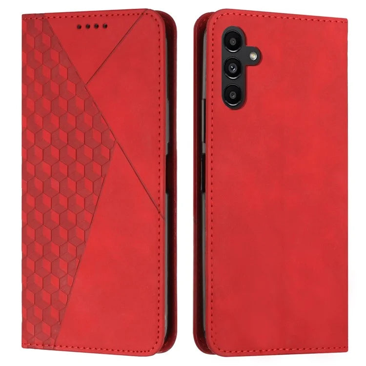 For Samsung Galaxy M35 5G Phone Cover Imprinted PU Leather Wallet Stand Case