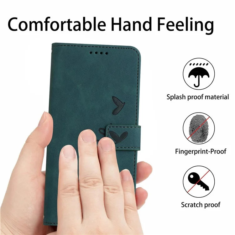 For Samsung Galaxy M35 5G Case Viewing Stand PU Leather Phone Cover Imprinted Pattern