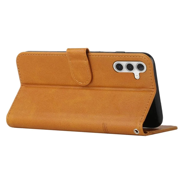 For Samsung Galaxy M35 5G Case Stand Flip Protective Leather Phone Cover