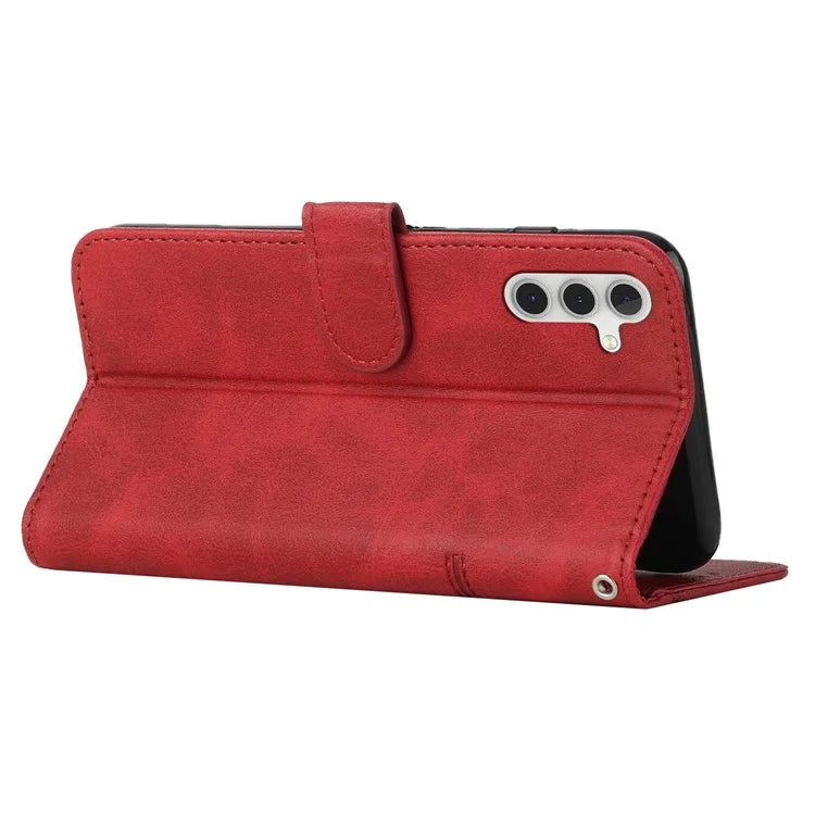 For Samsung Galaxy M35 5G Case Stand Flip Protective Leather Phone Cover