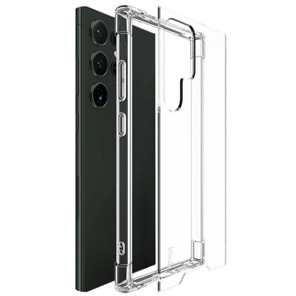 IMAK For Samsung Galaxy S24 Ultra Case PC+TPU Shockproof Clear Phone Cover