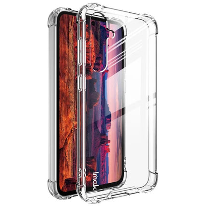 IMAK For Samsung Galaxy S23 FE Case PC+TPU Shockproof Clear Phone Cover