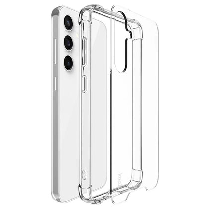 IMAK For Samsung Galaxy S23 FE Case PC+TPU Shockproof Clear Phone Cover