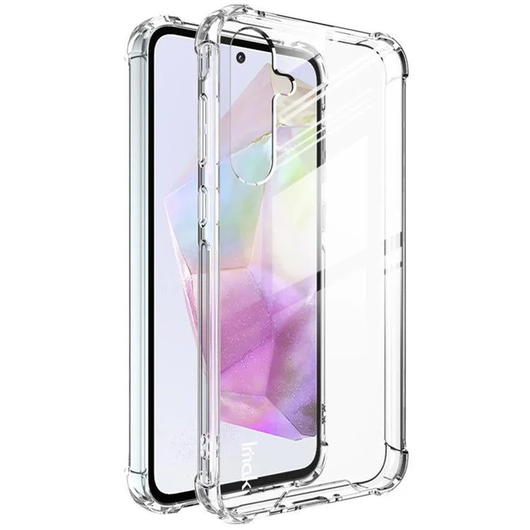 IMAK For Samsung Galaxy A35 5G Case PC+TPU Shockproof Clear Phone Cover