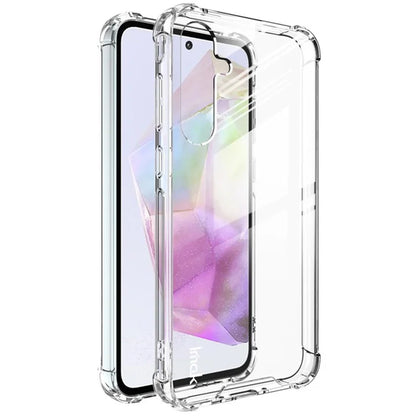 IMAK For Samsung Galaxy A35 5G Case PC+TPU Shockproof Clear Phone Cover