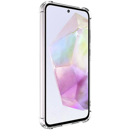 IMAK For Samsung Galaxy A55 5G Case PC+TPU Shockproof Clear Phone Cover