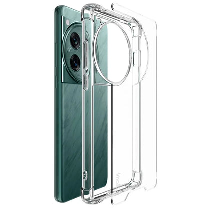 IMAK For OnePlus 12 5G Case PC+TPU Shockproof Clear Phone Cover