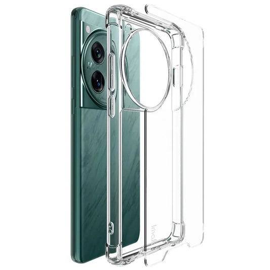 IMAK For OnePlus 12 5G Case PC+TPU Shockproof Clear Phone Cover