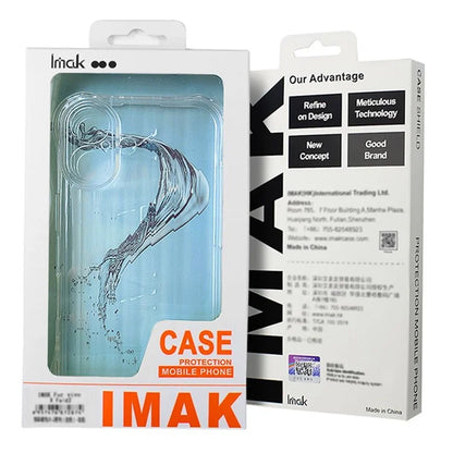 IMAK For OnePlus 12 5G Case PC+TPU Shockproof Clear Phone Cover