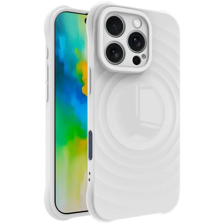 IMAK UC-6 Series for iPhone 16 Pro Max Case Water Drop Texture Anti-Skid Matte TPU Cover