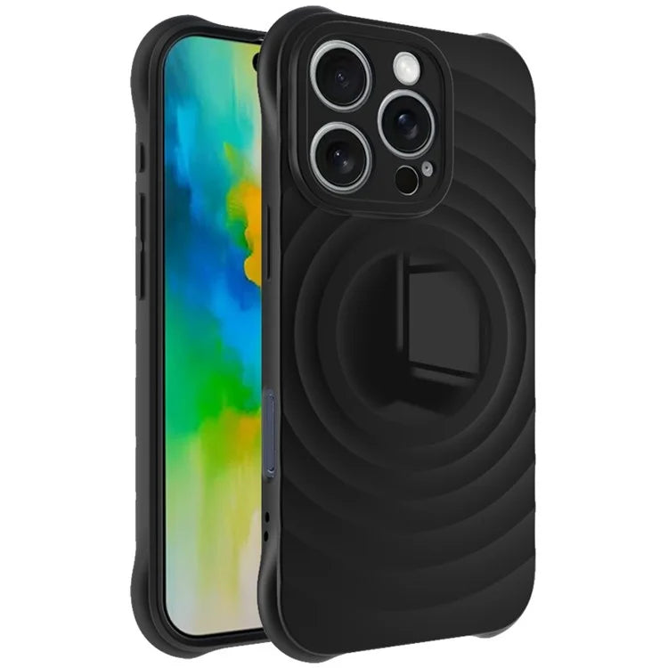 IMAK UC-6 Series for iPhone 16 Pro Max Case Water Drop Texture Anti-Skid Matte TPU Cover