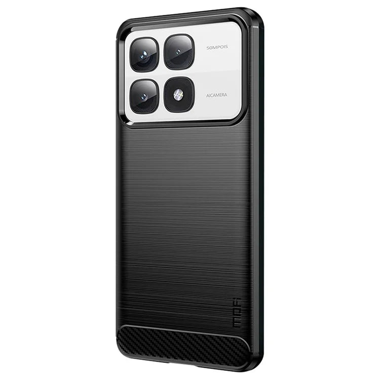 MOFI JK TPU Series-1 For Xiaomi Redmi K70 Ultra Case Carbon Fiber Texture TPU Soft Phone Cover