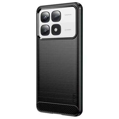 MOFI JK TPU Series-1 For Xiaomi Redmi K70 Ultra Case Carbon Fiber Texture TPU Soft Phone Cover