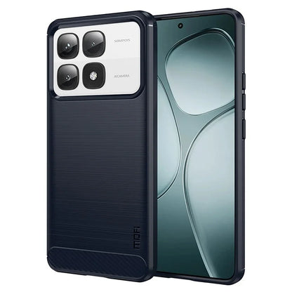 MOFI JK TPU Series-1 For Xiaomi Redmi K70 Ultra Case Carbon Fiber Texture TPU Soft Phone Cover
