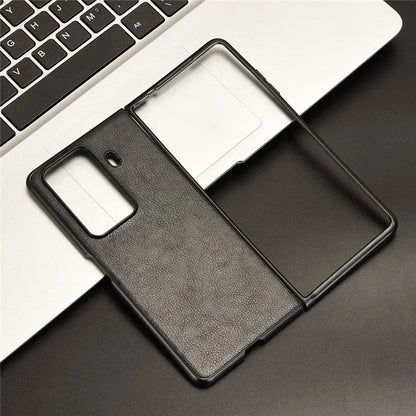 For Honor Magic Vs3 5G Case Litchi Texture PU Leather + PC Phone Cover