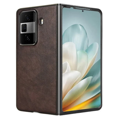 For Honor Magic Vs3 5G Case Litchi Texture PU Leather + PC Phone Cover