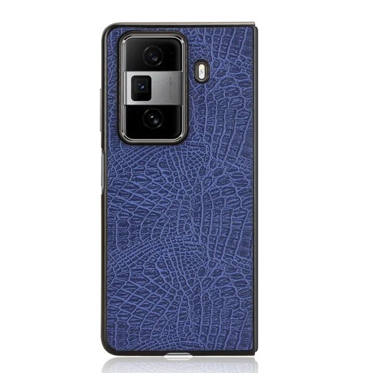 For Honor Magic Vs3 5G Case Crocodile Texture Leather Coated Hard PC Phone Cover