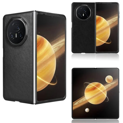For Honor Magic V3 5G Case Litchi Texture PU Leather + PC Phone Cover