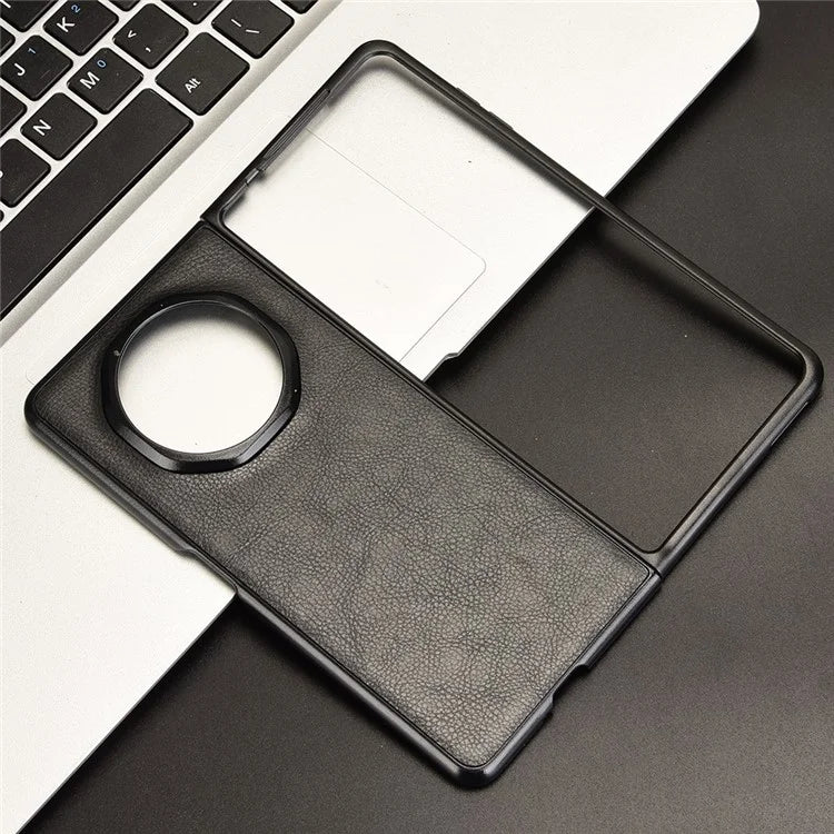 For Honor Magic V3 5G Case Litchi Texture PU Leather + PC Phone Cover
