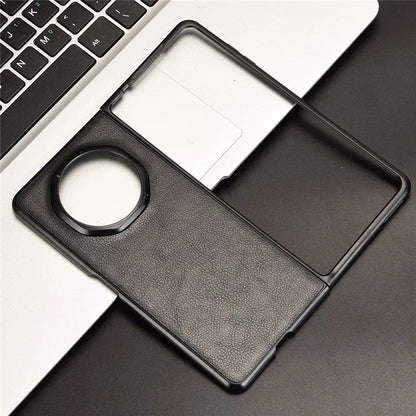 For Honor Magic V3 5G Case Litchi Texture PU Leather + PC Phone Cover