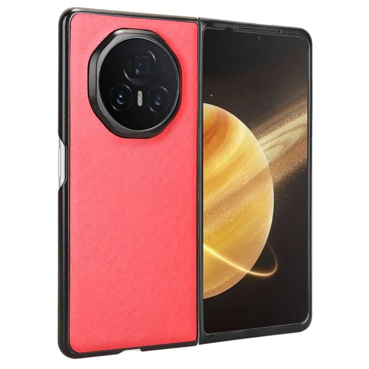 For Honor Magic V3 5G Case Litchi Texture PU Leather + PC Phone Cover