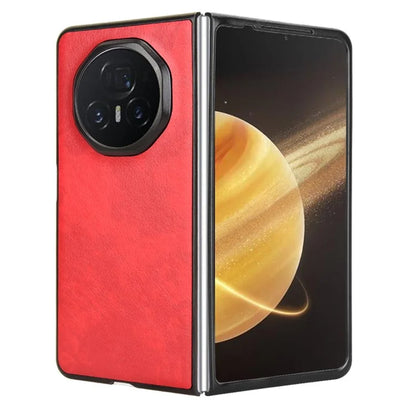 For Honor Magic V3 5G Case Litchi Texture PU Leather + PC Phone Cover