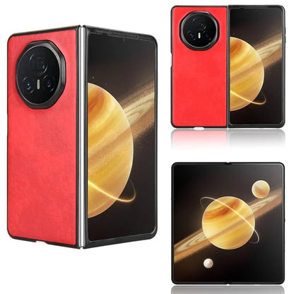 For Honor Magic V3 5G Case Litchi Texture PU Leather + PC Phone Cover