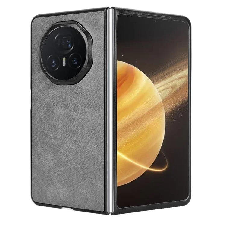 For Honor Magic V3 5G Case Litchi Texture PU Leather + PC Phone Cover