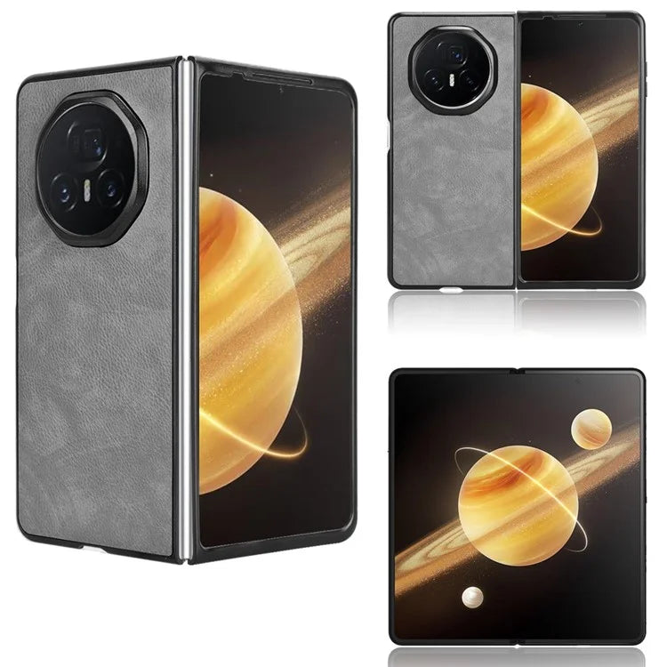 For Honor Magic V3 5G Case Litchi Texture PU Leather + PC Phone Cover