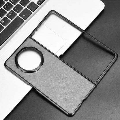 For Honor Magic V3 5G Case Litchi Texture PU Leather + PC Phone Cover