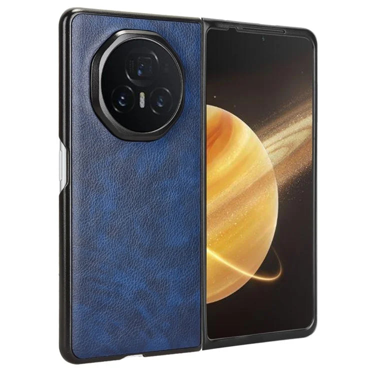 For Honor Magic V3 5G Case Litchi Texture PU Leather + PC Phone Cover