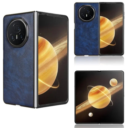 For Honor Magic V3 5G Case Litchi Texture PU Leather + PC Phone Cover