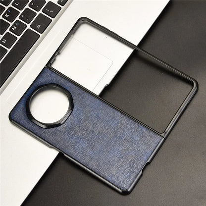 For Honor Magic V3 5G Case Litchi Texture PU Leather + PC Phone Cover