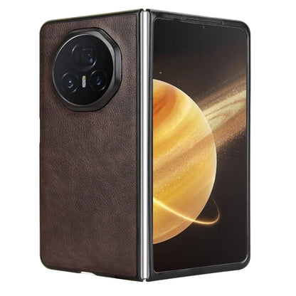 For Honor Magic V3 5G Case Litchi Texture PU Leather + PC Phone Cover