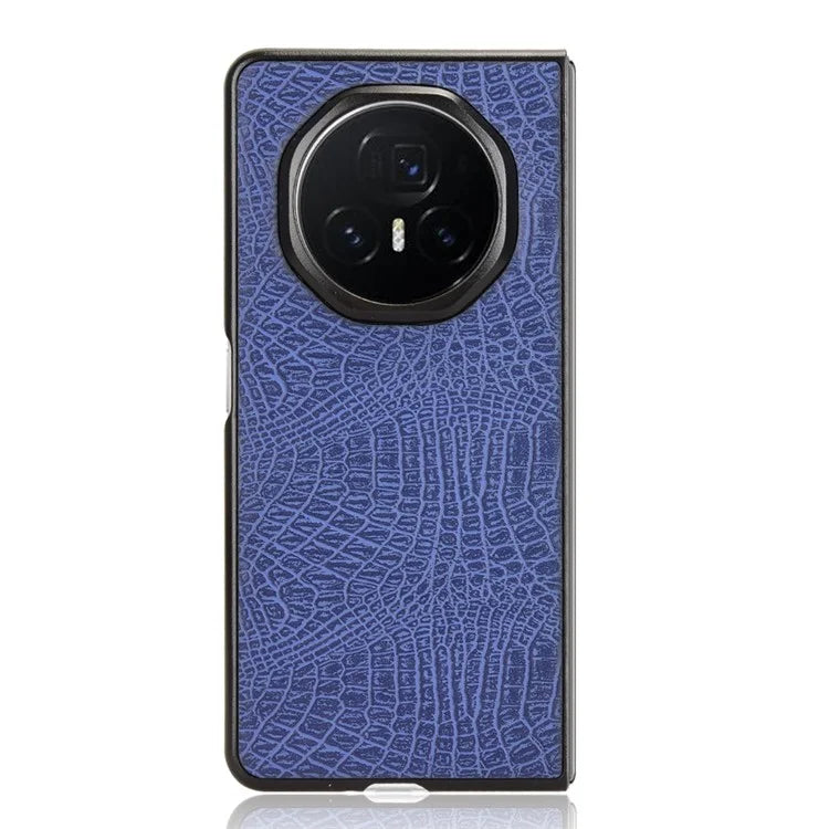 For Honor Magic V3 5G Case Crocodile Texture Leather Coated Hard PC Phone Cover
