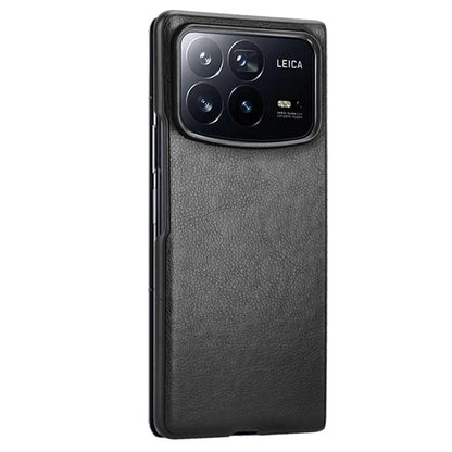 For Xiaomi Mix Fold 4 5G Case Litchi Texture PU Leather + PC Phone Cover