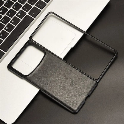 For Xiaomi Mix Fold 4 5G Case Litchi Texture PU Leather + PC Phone Cover