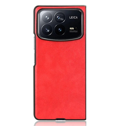 For Xiaomi Mix Fold 4 5G Case Litchi Texture PU Leather + PC Phone Cover