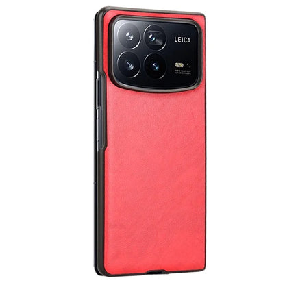 For Xiaomi Mix Fold 4 5G Case Litchi Texture PU Leather + PC Phone Cover