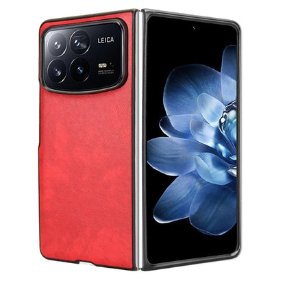 For Xiaomi Mix Fold 4 5G Case Litchi Texture PU Leather + PC Phone Cover