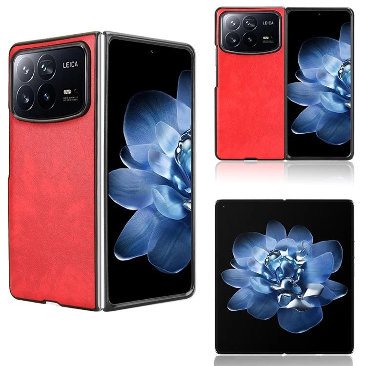 For Xiaomi Mix Fold 4 5G Case Litchi Texture PU Leather + PC Phone Cover