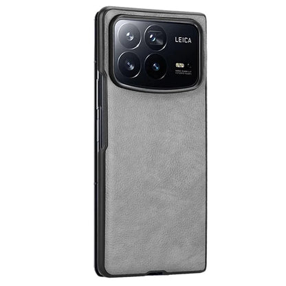 For Xiaomi Mix Fold 4 5G Case Litchi Texture PU Leather + PC Phone Cover