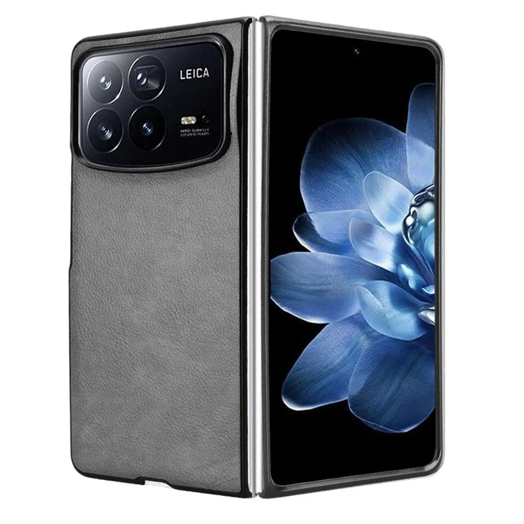 For Xiaomi Mix Fold 4 5G Case Litchi Texture PU Leather + PC Phone Cover