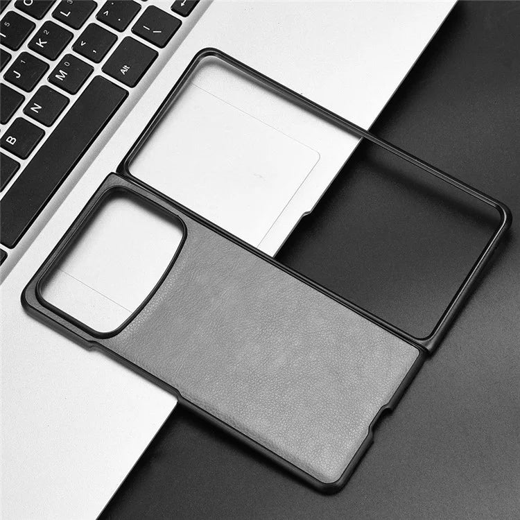 For Xiaomi Mix Fold 4 5G Case Litchi Texture PU Leather + PC Phone Cover