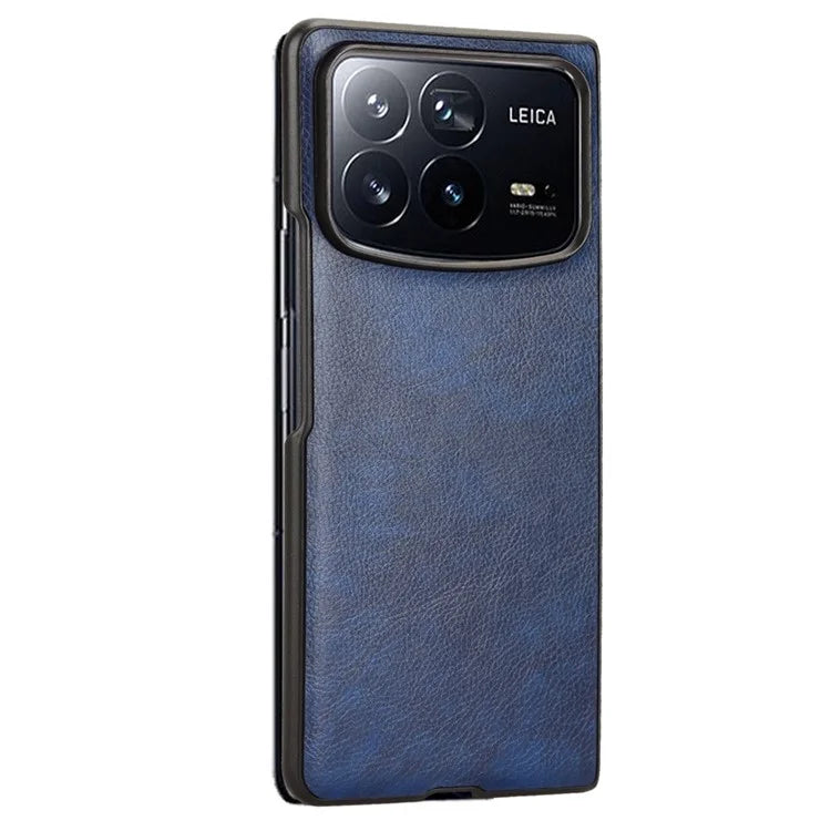 For Xiaomi Mix Fold 4 5G Case Litchi Texture PU Leather + PC Phone Cover