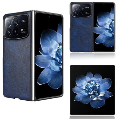 For Xiaomi Mix Fold 4 5G Case Litchi Texture PU Leather + PC Phone Cover
