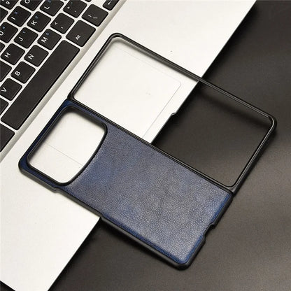 For Xiaomi Mix Fold 4 5G Case Litchi Texture PU Leather + PC Phone Cover