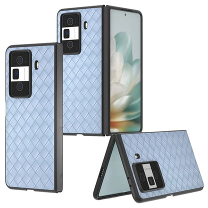 For Honor Magic Vs3 5G Case Woven Texture PU Leather Coated PC Mobile Phone Cover