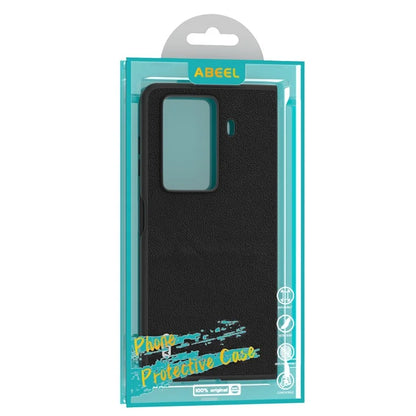 ABEEL For Honor Magic Vs3 5G Case Genuine Cow Leather Hard PC Phone Cover